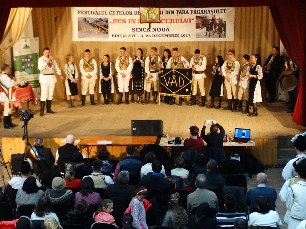 Ceata de Feciori din Vad, Festivalul Cetelor de Feciori din Tara Fagarasului - Sus in slava cerului, Sinca Noua, 2017